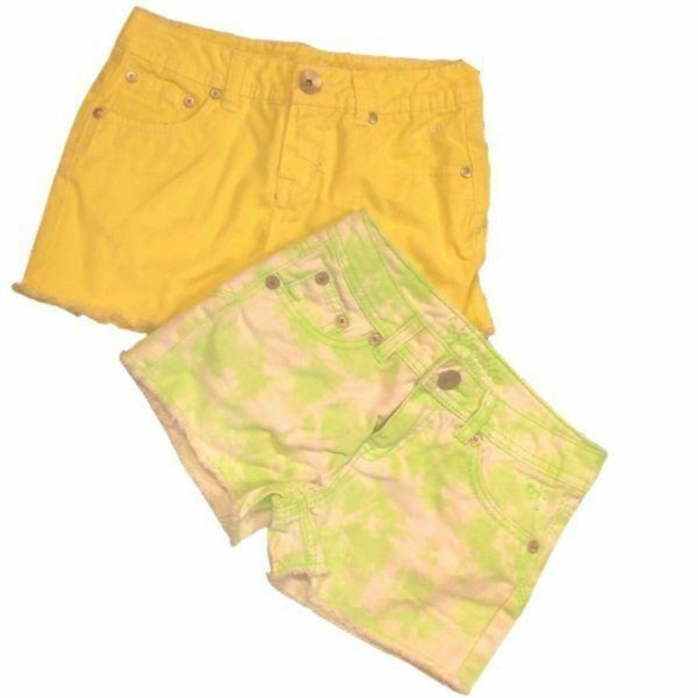 Justice denim shorts LOT OF 2 SIZE 10R